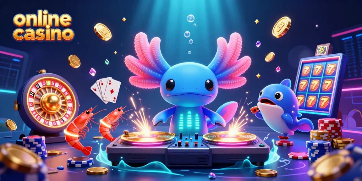 Experience the excitement of online casino gaming with a vibrant underwater DJ scene.