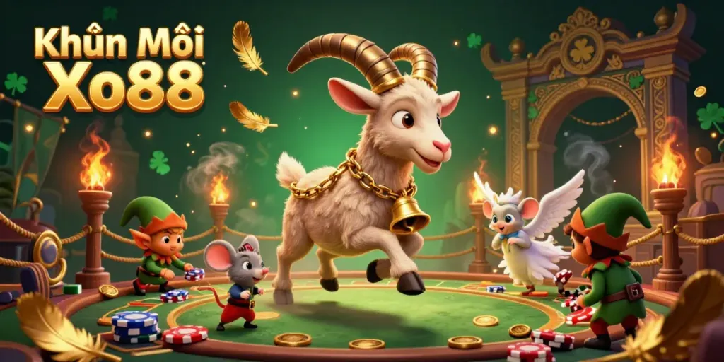 Engage with the thrilling Khuyến Mãi Xo88 casino scene filled with dynamic characters stealing poker chips and exciting game elements.