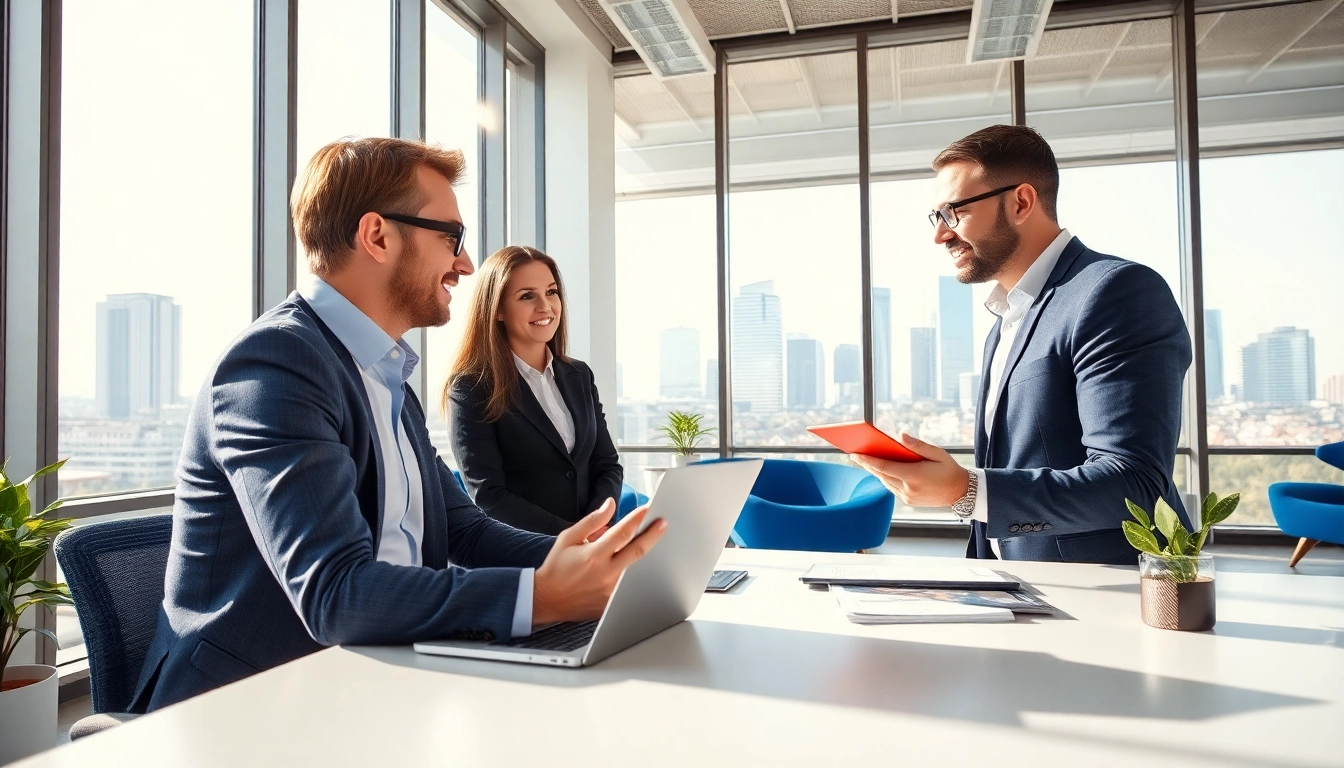 Immobilienmakler Frankfurt Eschersheim bietet professionelle Beratung im Büro an.