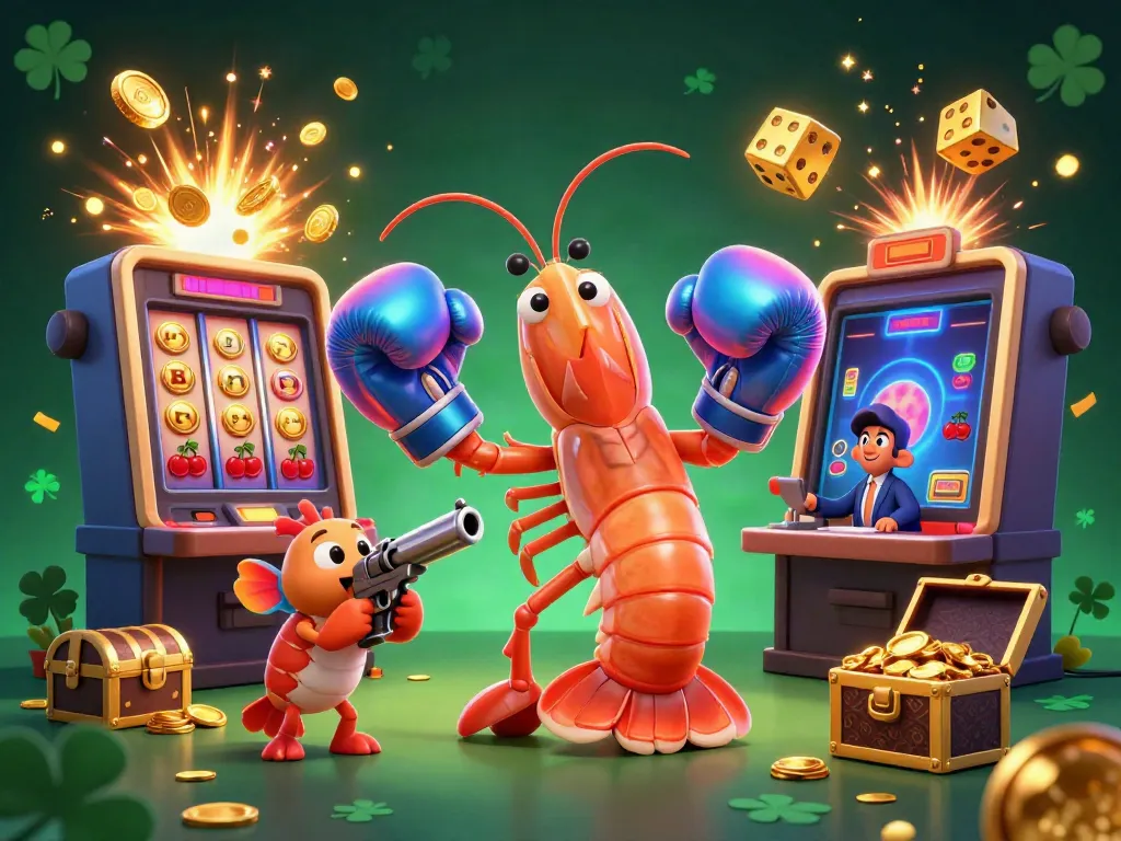 Experience the excitement of vin88 with a vibrant casino scene featuring animated characters engaging with colorful slot machines.